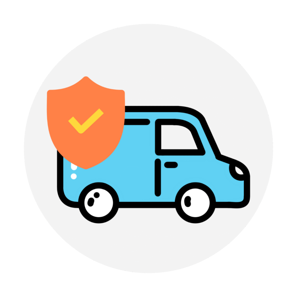 premium dog grooming icon with insurance