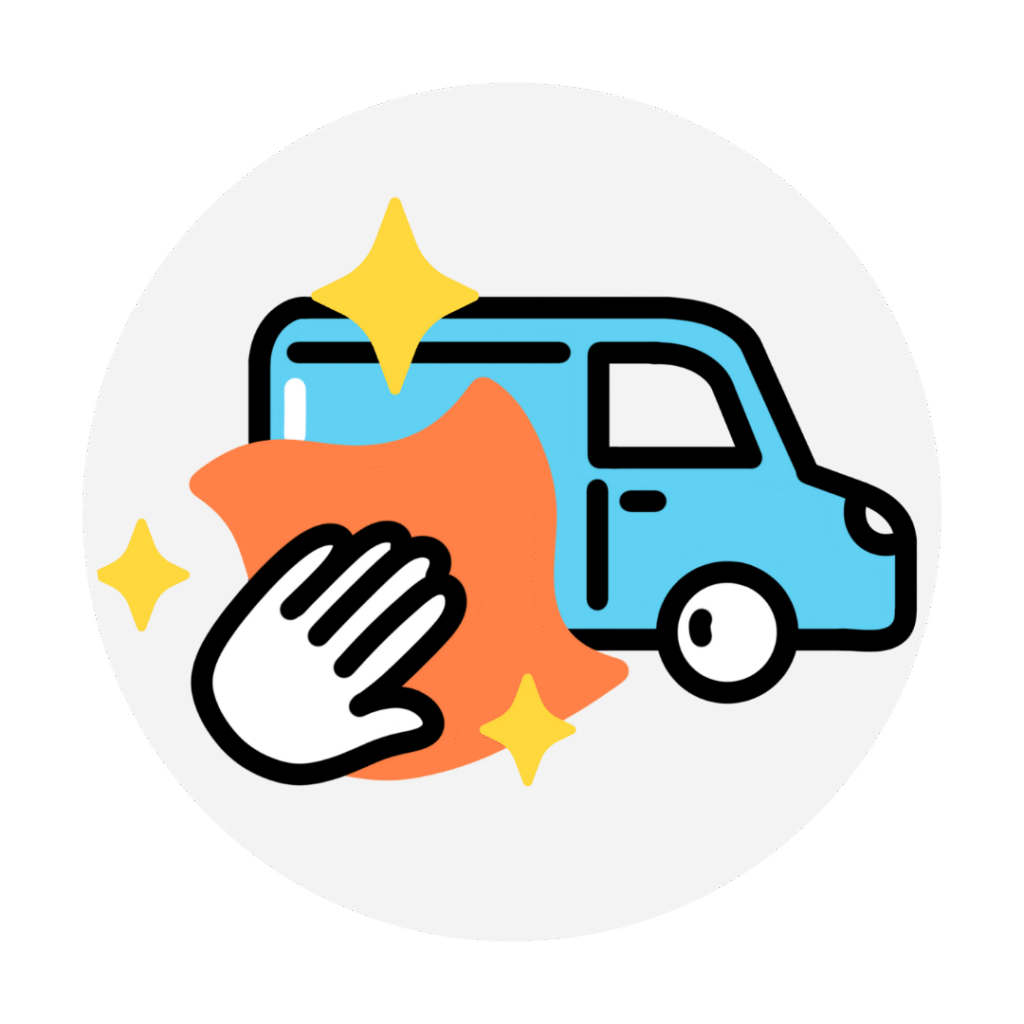 fully equipped van for dog grooming