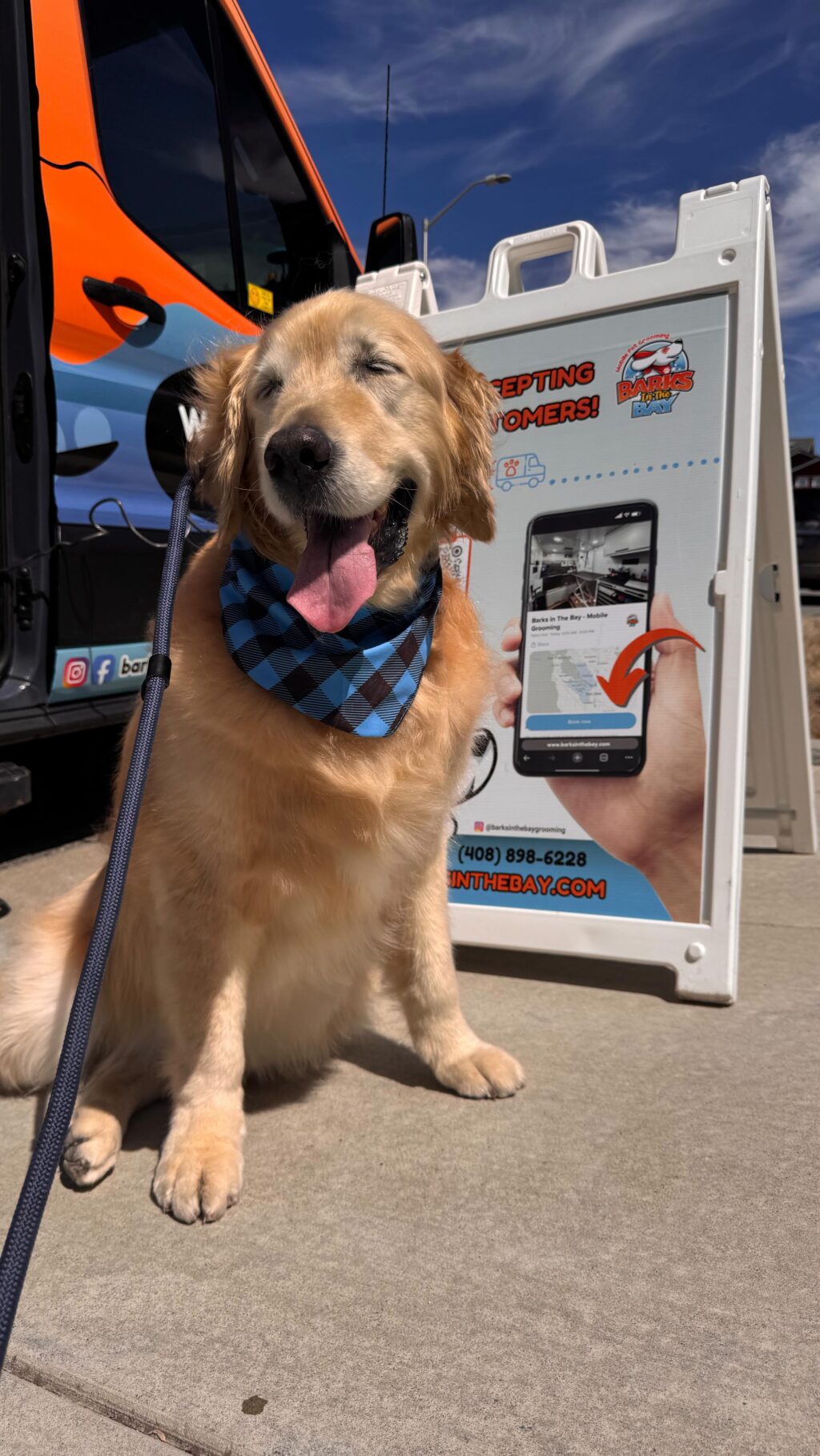 Instagram post from barksinthebaygrooming. This post is in position 2.
